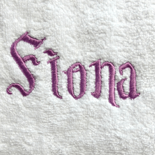 GLAM SET: Robe, Towels & Headband Set with Enchanted EMBROIDERY - 10 Bay