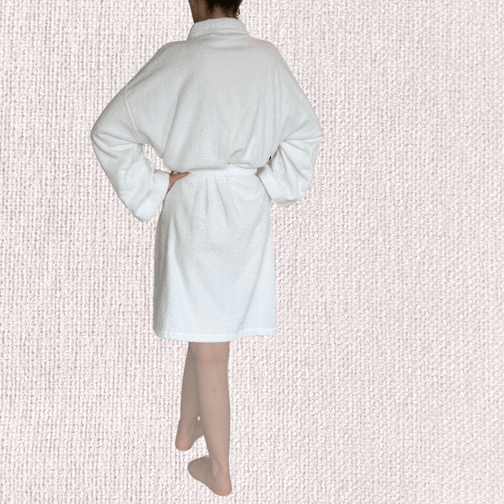 MONOGRAMMED SET: Robe, Towels, Headband in LOVE FONT Monogram - 10 Bay