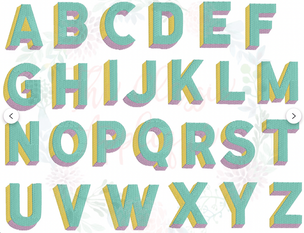 Monogrammed SET: Robe, Towels & Headband with Shadow Block Monogram - 10 Bay