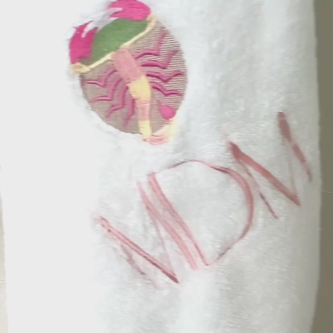 AQUARIUS Bath Towel with Monogram